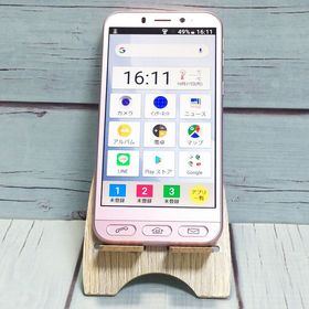 Softbank SHARP シンプルスマホ4 704SH ピンク 美品 381