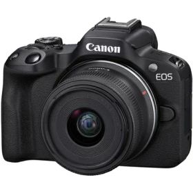 【中古】 Canon ミラーレス一眼カメラ EOS R50 (ブラック) RF-S18-45mm F4.5-6.3はSTMレンズ(リニューアル)