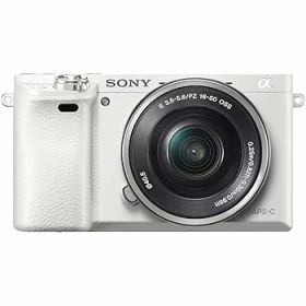 【中古】［非常に良い］SONY ミラーレス一眼 α6000 パワーズームレンズキット E PZ 16-50mm F3.5-5.6 OSS ホワイト ILCE-6000L W