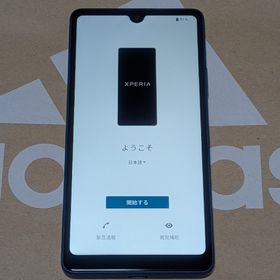 ソニー(SONY)のSIMフリー SONY Xperia Ace III SOG08ブルー 本体のみ(スマートフォン本体)