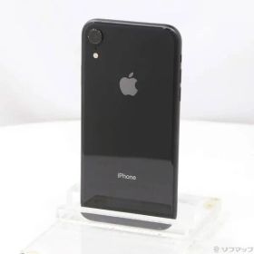 〔中古品〕 iPhoneXR 64GB ブラック MT002J／A SIMフリー【349】