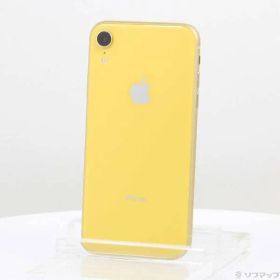 〔中古品〕 iPhoneXR 64GB イエロー MT082J／A SIMフリー【269】