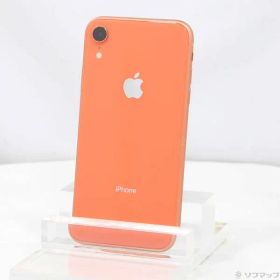 〔中古品〕 iPhoneXR 64GB コーラル MT0A2J／A SIMフリー【349】