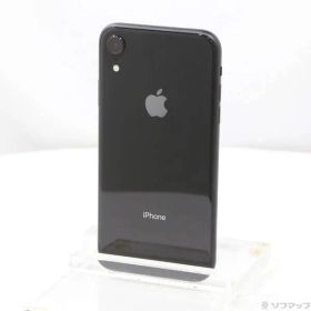 〔中古品〕 iPhoneXR 64GB ブラック MT002J／A SIMフリー【349】