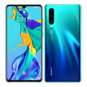 【中古】【安心保証】 HUAWEI P30 ELE-L29[128GB] SIMフリー オーロラ