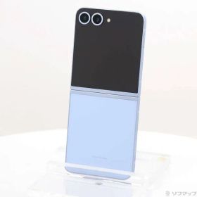 〔中古品〕 Galaxy Z Flip6 256GB ブルー SM-F741QLBASJP SIMフリー【352】
