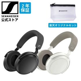 ゼンハイザー 公式 Sennheiser ワイヤレスヘッドホン ヘッドフォン MOMENTUM 4 Wireless Black 【ポーチ付き楽天オリジナルセット】bluetooth 高性能ドライバー 高音質 ノイズキャンセリング 外音取り込み マルチポイント 国内正規品2年保証