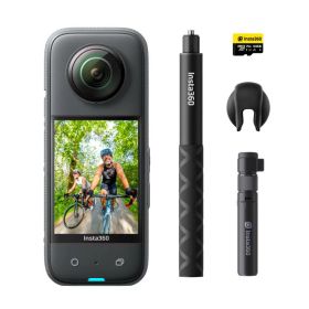 Insta360 X3 ｜360度カメラ アクションカメラ 新型1/2インチ48MPセンサー IPX8防水 5.7K360度動画 72MP360度写真 手ブレ補正 アクティブHDR 4K一人称視点 60fps自撮り 360度水平維持 AI編集 音声制御2