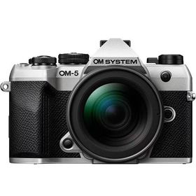 OMデジタルソリューションズ デジタル一眼カメラ OM SYSTEM OM-5 Mark II 12-45mm F4.0 PRO レンズキット [シルバー]