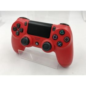 【中古】SONY ワイヤレスコントローラー(DUALSHOCK 4) CUH-ZCT2J11 [マグマ・レッド]【千葉】保証期間１週間【ランクC】