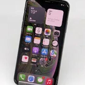 Apple iPhoneXs 256GB スペースグレイ MTE02J/A au○判定 SIMロックあり