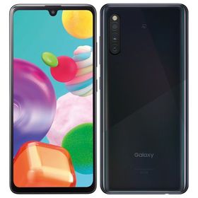 SIMフリー Galaxy A41 SCV48 ブラック 64GB