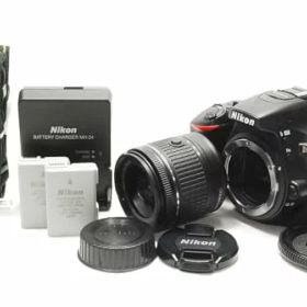 【中古】【非常に良い】Nikon デジタル一眼レフカメラ D5600 AF-P 18-55 VR レンズキット ブラック D5600LKBK