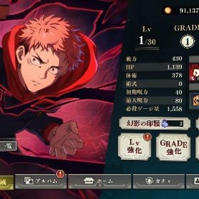 行虎杖完凸‼️影宿儺1凸‼️領域五条1凸‼️ | ファンパレ(呪術廻戦ファントムパレード)のアカウントデータ、RMTの販売・買取一覧