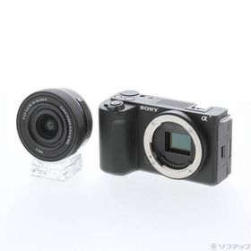 〔中古〕SONY(ソニー) VLOGCAM ZV-E10 II パワーズームレンズキット ブラック ZV-E10M2K B〔344-ud〕