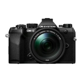 OM SYSTEM デジタル一眼カメラ・14-150mm IIキット OM-5 Mark II ブラック OM-5MARKII14-150MMKITBLK [OM5MK2LK14150BLK]【RNH】