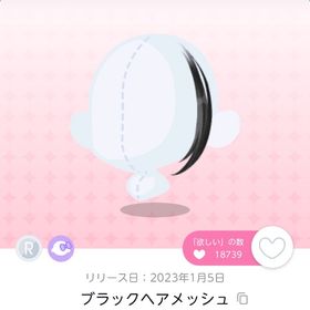 ブラックヘアメッシュ 双子分 | ポケコロツイン(ポケツイ)のアカウントデータ、RMTの販売・買取一覧