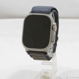 【中古】Apple(アップル) 〔展示品〕 Apple Watch Ultra 2 GPS + Cellular 49mm チタニウムケース ブルーアルパインループ 【377-ud】