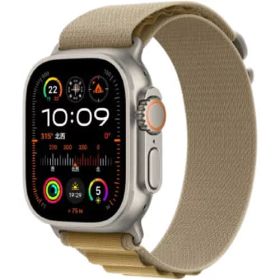 Apple Watch Ultra 2 GPS+Cellularモデル 49mm MX4E3J/A [ナチュラル・タンアルパインループ S]