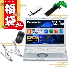 【★最大100%ポイント】【福袋・2026】【Microsoft Office 2019 H&B】【内蔵Webカメラ】Panasonic Let's note CF-SV7/第8世代 Core i5/メモリ:8GB/M.2 SSD:256GB/512GB/1TB/12.1型/WUXGA/HDMI/Wi-Fi/Bluetooth/中古 パソコン/ノートパソコン/Windows11