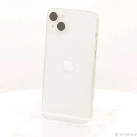 〔中古品〕 iPhone14 Plus 256GB スターライト MQ4L3J／A SIMフリー【198】