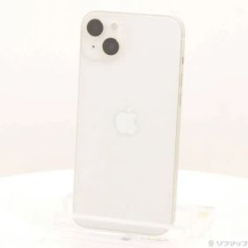 〔中古品〕 iPhone14 Plus 128GB スターライト MQ4D3J／A SIMフリー【344】