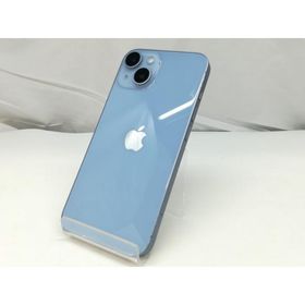 【中古】【赤ロム保証あり】Apple au 【SIMフリー】 iPhone 14 128GB ブルー MPVJ3J/A【札幌】保証期間１週間【ランクC】