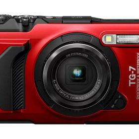 OM SYSYTEM コンパクトデジタルカメラ Tough TG-7 レッド 防水15m/防塵/耐荷重100kg/耐低温-10℃