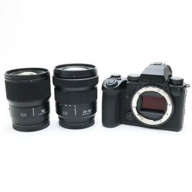 【中古】 《美品》 Panasonic LUMIX S5IIX ダブルレンズキット DC-S5M2XW ブラック 【一部50mmレンズ交換修理/各部点検済】 [ デジタルカメラ ]