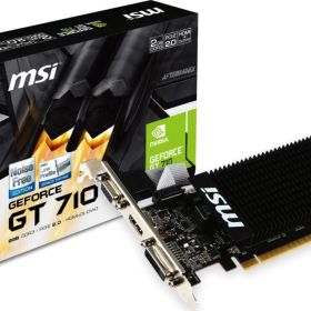 MSI ファンレス・ロープロファイル対応 GeForce GT 710 グラフィックスカード メモリ2GBモデル GT 710 2GD3H LP