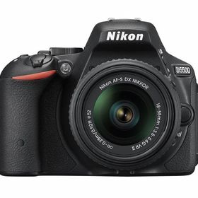 Nikon デジタル一眼レフカメラ D5500 18-55 VRII レンズキット ブラック 2416万画素 3.2型液晶 タッチパネル D5500LK18-55BK