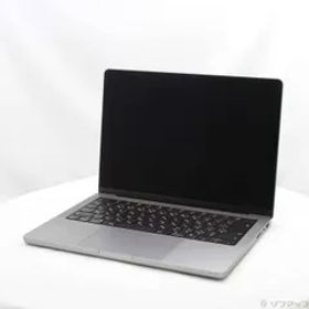 〔中古品〕 MacBook Pro 14.2-inch Late-2021 MKGP3J／A Apple M1 Pro 8コアCPU_14コアGPU 16GB SSD512GB スペースグレイ 〔15.3 Sequoia〕【344】