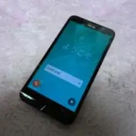 SIMfree ZenFone Go 黒 液晶筋入り