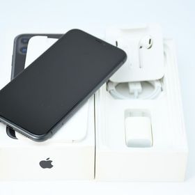 【液晶美品＊付属品完備】SIMフリー iPhone11 64GB ブラック
