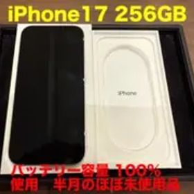 【超美品】iPhone 17 256GB 使用半月