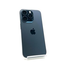 アップル(Apple)の【全額返金保証】【最速発送】Apple iPhone iPhone 15 Pro 256GB ブルーチタニウム docomo 動作確認済(スマートフォン本体)