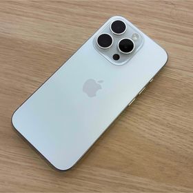 アイフォーン(iPhone)の美品!! SIMフリー iPhone15 Pro 128GB ホワイト 本体のみ(スマートフォン本体)