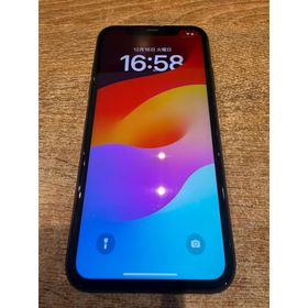 【中古正常品】iPhone11 64GB ブラック SIMフリー MWLT2J/A A234