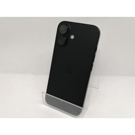 【中古】Apple 国内版 【SIMフリー】 iPhone 16 512GB ブラック MYE23J/A【宇田川】保証期間１ヶ月【ランクB】