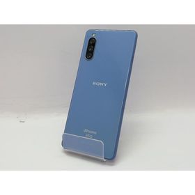 【中古】SONY docomo 【SIMロック解除済み】 Xperia 10 III ブルー 6GB 128GB SO-52B【立川フロム中武】保証期間１ヶ月【ランクB】