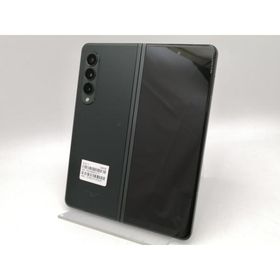 【中古】SAMSUNG au 【SIMフリー】 Galaxy Z Fold3 5G ファントムグリーン 12GB 256GB SCG11【大須2】保証期間１ヶ月【ランクA】