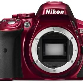 【中古】 Nikon デジタル一眼レフカメラ D5300 レッド 2400万画素 3.2型液晶 D5300 RED