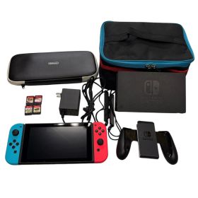 ♪3211 任天堂 スイッチ HAC-001 ドラゴンボールファイターズ ナムコットコレクション モンスターハンター ストーリーズ 2 モンスターハンターライズ 中古 Nintendo Switch