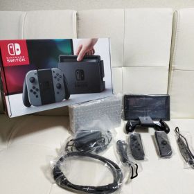 Nintendo Switch 本体 グレー 動作確認済み 付属品付き 初期化済