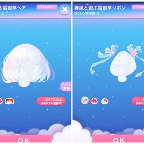 春に染まる雪創草ヘア+画像全て | ポケコロのアイテム、RMTの販売・買取一覧