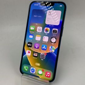 展示品！ SIMフリー 5122009K【優良中古品】iPhone13 128GB(ブルー)