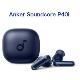 Anker Soundcore P40i 完全ワイヤレスイヤホン Bluetooth5.3 ウルトラノイズキャンセリング2.0 マルチポイント 最大60時間再生 急速充電 PSE適合 ネイビー