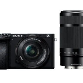 【新品・2営業日で発送】SONY ソニー デジタル一眼カメラ α6400 ダブルズームレンズキット ブラック(ILCE-6400Y／B)
