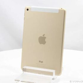 〔中古品〕 iPad mini 4 16GB ゴールド MK712J／A SoftBankロック解除SIMフリー【251】