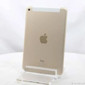 〔中古品〕 iPad mini 4 16GB ゴールド MK712J／A auロック解除SIMフリー【348】